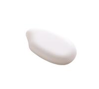 Poggiapolsi Per Tastiera Ergonomics Silicone Wrist Protector Keyboard Hand Rest Soft Touch Office Men And Women Pillow Rice Shaped Mouse Pad(Short white)