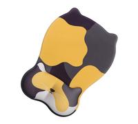 Poggiapolsi stabile con fondo antiscivolo che garantisce un posizionamento sicuro su qualsiasi superficie della scrivania per lavorare ininterrottamente o giocare con il computer in silicone