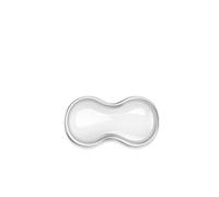 Poggiapolsi Tastiera Ergonomic Mouse Pad Wrist Antislip Silicone Transparent Brace Support Mat Memory Computer Laptop Keyboard(White Small)