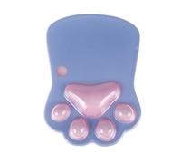 Poggiapolso ergonomico a forma di zampa gatto in silicone morbido mousepad per arredamento scrivania ufficio casa gaming computer