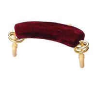 Poggiaspalla per violino full size con molla e design in metallo accessori per violino (Color : Red)