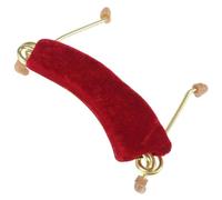 Poggiaspalla per violino in metallo a molla acustica a tre colori per mentoniera per violino 3/4 e 4/4 Accessori per parti di violino (Color : Red)