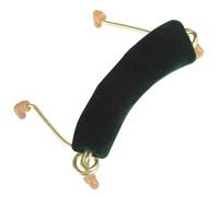 Poggiaspalla per violino in metallo a molla acustica a tre colori per mentoniera per violino 3/4 e 4/4 Accessori per parti di violino (Color : Green)