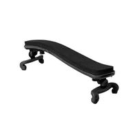 Poggiaspalla per violino in plastica, piedini pieghevoli e regolabili in altezza, parti per violino accessori per violino (Color : Black)