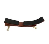 Poggiaspalla per Violino Vassoio for spalla Big Bend con spallina for violino elasticizzata fissa for il trasporto Mentoniera per Violino (Colore : Marrone, Size : 1/2)