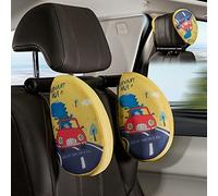 Poggiatesta Auto per Bambini, Cuscino Cervicale per Bambini Poggiatesta Regolabile Cuscino Cervicale Rimovibile Accessorio per Auto per Bambini e Adulti