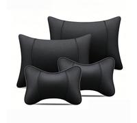 Poggiatesta Auto, per Citroen C3 IV 2024 2025 Cuscino Cervicale Auto e Supporto Lombare Ergonomico Kit Cuscini Sedile Auto Viaggio,Black