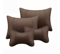 Poggiatesta Auto, per Citroen C3 IV 2024 2025 Cuscino Cervicale Auto e Supporto Lombare Ergonomico Kit Cuscini Sedile Auto Viaggio,Brown