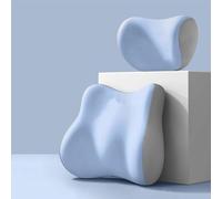 Poggiatesta E Supporti Lombari Auto per Jimny IV 2018-2023, Cuscino Lombare Ergonomico Supporto Memory Foam Cuscinos Lombares Poggia Testa,Blue