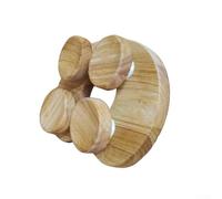 Poggiatesta in legno per sauna con supporto cervicale ergonomico e design regolabile girevole, comodo cuscino per il sollievo dal collo per il relax nelle sale sauna tradizionali