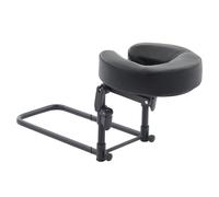 Poggiatesta massaggiante per letto - Cuscino viso verso il basso multi-angolo a 180° con memory foam, design pieghevole e portatile per massaggi domestici, relax e comfort, nero, supporto per testata