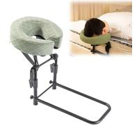 Poggiatesta massaggiante regolabile per lettino da massaggio, cuscino viso in spugna riutilizzabile professionale, supporta un comfort ottimale per l'uso a letto, ideale per spa o trattamenti a casa
