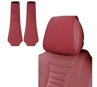 Poggiatesta per Auto per Buick Park Avenue 2007-2012, Coprisedili per Poggiatesta Auto Copripoggiatesta per Sedili Accessori,Red a Pair