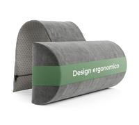 Poggiatesta per divano con contrappeso (100% spugna memory foam) - cuscino cervicale, Cuscino per il collo, Cuscino per la lettura, Cuscino per poltrona e sedia gaming, Poggiatesta auto cuscini sdraio