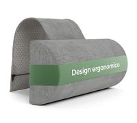 Poggiatesta per divano con contrappeso (100% spugna memory foam) - cuscino cervicale, Cuscino per il collo, Cuscino per la lettura, Cuscino per poltrona e sedia gaming, Poggiatesta auto cuscini sdraio