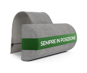 Poggiatesta per divano con contrappeso (100% spugna memory foam) - cuscino cervicale, Cuscino per il collo, Cuscino per la lettura, Cuscino per poltrona e sedia gaming, Poggiatesta auto cuscini sdraio