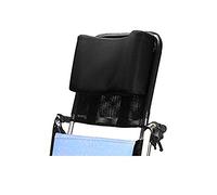 Poggiatesta Per Sedie A Rotelle Supporto Per Collo Supporto Per Imbottitura Regolabile In Altezza E Angolazione E Portatile Per Adulti Sedia Da Viaggio (Larghezza Sedile 16"-20") Accessori,Black