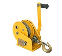 POGHDBXA Malacate - Argano manuale, tornio manuale con blocco automatico, strumento di sollevamento cavo in acciaio, macchina di trazione, manovella, utensili domestici, verricello (550 kg)