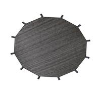 POGHYD Copertura superiore for trampolino, protezione solare, 16 piedi, facile da installare, protezione for cortile, for trampolino rotondo a 12 pali