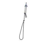 POGHYD Cordino anti-smarrimento portatile con estremità ad anello regolabile, con moschettone in lega di alluminio for arrampicata ed escursionismo, blu(Blue)