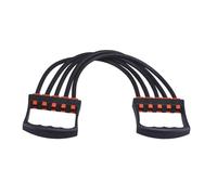 POGHYD Fasce di resistenza 5 tubi Forniture for yoga Attrezzatura for fitness Corda for trazioni Fasce for esercizi for esercizi Braccia Allenamento muscolare(Black)