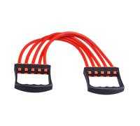 POGHYD Fasce di resistenza 5 tubi Forniture for yoga Attrezzatura for fitness Corda for trazioni Fasce for esercizi for esercizi Braccia Allenamento muscolare(Red)