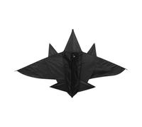 POGHYD Giocattolo volante a forma di aquilone a linea singola, facile da far volare, giocattolo sportivo di grandi dimensioni, aquilone for spiaggia, parco, ragazzi, ragazze, bambini(Black,S)