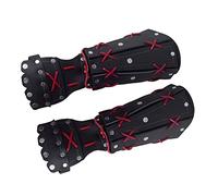 POGHYD Guanti senza da cosplay cavalleresco for prestazioni e guida in moto(Black)