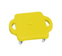 POGHYD Monopattino for bambini con maniglie, da seduti, for attività sportive da pavimento, for l'educazione fisica e lo sviluppo prescolare(Yellow)