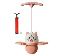 POGHYD Palla Pogo Tiger con Manico, Pogo Stick for Adulti, Tabellone for Salto in Alto, Giocattolo for Palla Rimbalzante Pogo Jump for Fitness, Allenamento a Casa, Rosa