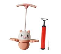 POGHYD Pogo Jump Ball, palla rimbalzante for bambini con impugnatura antiscivolo, giocattolo for esercizi Pogo Stick, for giochi, fitness, giocattoli da interno, rosa(Pink)