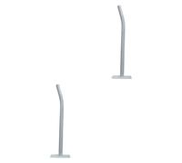 POGHYD Supporto da parete for palla da ginnastica, supporto da parete for palla da fitness, versatile gancio for riporre attrezzi da palestra for bici, sci, 2 pezzi, nero(2PCS White)