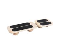 POGHYD Tavola da equilibrio for gamba singola, multifunzione, antiscivolo, in legno, for esercizi alla caviglia e for il rafforzamento dei piedi.