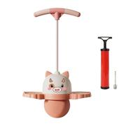 POGHYD Tiger Pogo Ball con manico, palla rimbalzante for bambini con pompa, pogo stick, assistente for l'allenamento sportivo, rosa(Pink)