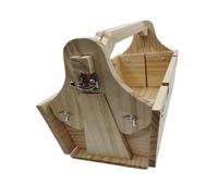 POGHYD Vassoio for formaggio e frutta, vassoio for snack 2 in 1, convertibile, portatile, basso, da picnic, tavolo da vino for parco, escursionismo, pesca, campeggio, marrone scuro(Light Brown)
