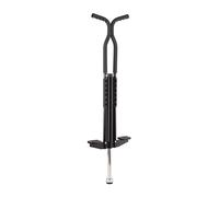 Pogo Stick Relaxdays per bambini, bastone elastico fino a 60 kg, imbottito, da esterno, antiscivolo, acciaio inox, nero