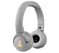 POGS The Gecko 2 - Cuffie wireless Bluetooth per bambini, pieghevoli, durevoli, per bambini dai 3 anni in su, volume limitato 85 dB, microfono, funzione di condivisione musica wireless, colore: grigio