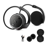 POHOVE Cuffie Bluetooth 5.0, cuffie sportive, senza fili, con tecnologia Clear Voice Capture e microfono Echo Cancellation per Gym, Sport, Running, Work