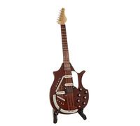 POHTYIT Strumento Musicale per Chitarra, Strumento Musicale Portatile, Artigianato Unico, Simpatico Modello Classico in Miniatura, Ornamento da Tavolo Simpatico Mini Fai da Te(3)