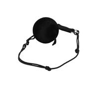 Poi Chain Balls, Belly Streamer Ball, 1,97 x 1,97 x 1,97 pollici, Training Tool, impugnatura comoda per Dance Practice Stage Performances at Festivals and Parties, Black