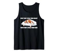 Poi rubano Il Tuo Letto - Brittany Spaniel Dog Mom Canotta