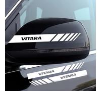 POIBNZ 2 Pezzi Auto Emblema Adesivo per Suzuki Vitara, Impermeabile Auto Distintivo Il Segno Decorazione Adesivi, Auto Logo Badge Decal Emblema Decalcomanie