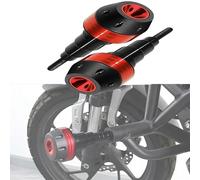 POIBNZ 2 Pezzi Moto Telai Crash Pad Slider Telaio Scarico per Suzuki GSX8S GSX 8S GSX 8S, Protezione dagli Urti in Moto Slider Telaio Scarico, Barra di Protezione Anticaduta,A Red