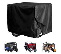 POIBNZ Copertura per Generatore Impermeabile da Esterno per Pramac PMi3000 2018-2026, Telo Generatore Antipolvere per Generatore Benzina Diesel Portatile,A Black