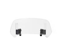 POIBNZ Estensione Parabrezza Moto per Honda Integra 750, Regolabile Spoiler Clamp-On Moto Parabrezza Spoiler Deflettore Cupolino, Deflettori del Vento Shield,Small-Transparent