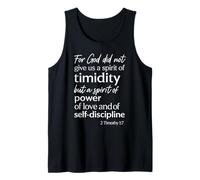 poiché Dio Non Ci ha Dato Uno Spirito di timidezza 2 Timoteo 1:7 Canotta