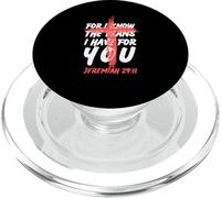 Poiché io conosco i piani che ho per te - Geremia 29:11 Versetto PopSockets PopGrip per MagSafe