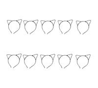 PoicVasd 10 cerchietti per capelli con orecchie di piccoli gatti, per donne e ragazze, cosplay, compleanni, feste di Natale, raccolte di piccoli gatti, cerchietto per capelli per acconciature