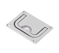 Poignée de levage et de tirage encastrée pour trappe de pont de bateau, poignée de couverture de pont marin en acier inoxydable 316, poignée carrée à montage encastré polie miroir (Gatto*insieme)