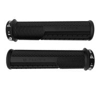 Peaty's Monarch Pro Mountain Bike Impugnature - Knurl per Controllo di Precisione, Dual Compound con Nucleo Ammortizzante, BMX, E-Bike & MTB - Sottile 30-32mm, Nero